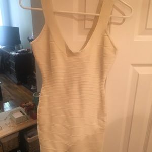 Herve Leger White Sydney Dress